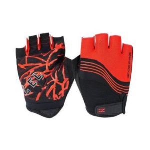 Unisex cycling hand gloves worn while gripping a bike handlebar